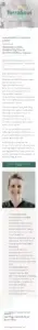 Website TerraSoul – mobile Ansicht